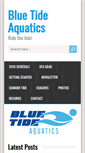 Mobile Screenshot of bluetideaquatics.com