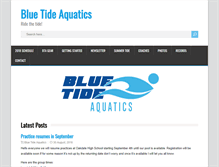 Tablet Screenshot of bluetideaquatics.com